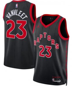 Fred VanVleet Toronto Raptors Jordan Brand Statement Edition Swingman Jersey - Black