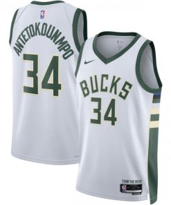 Giannis Antetokounmpo Milwaukee Bucks Nike Unisex Swingman Jersey - Association Edition - White
