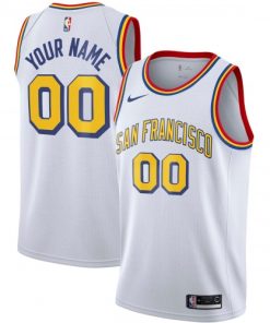 Golden State Warriors Nike Unisex 2019/20 Custom Swingman Jersey - White - Classic Edition