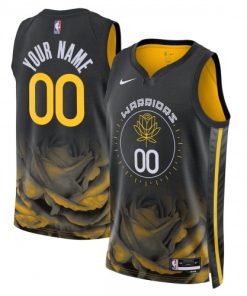 Golden State Warriors Nike Unisex Swingman Custom Jersey - Hardwood Classics - Black
