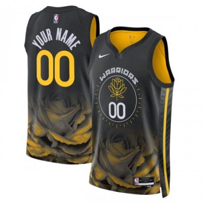 Golden State Warriors Nike Unisex Swingman Custom Jersey - Hardwood Classics - Black