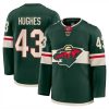 HUGHES Men's Minnesota Wild Green Home Premium Jersey
