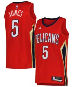 Herbert Jones New Orleans Pelicans Jordan Brand Replica Swingman Jersey - Statement Edition - Red