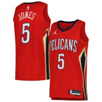 Herbert Jones New Orleans Pelicans Jordan Brand Replica Swingman Jersey - Statement Edition - Red