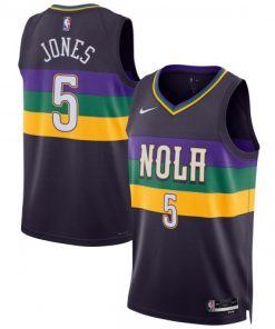Herbert Jones New Orleans Pelicans Nike Unisex Swingman Jersey - Hardwood Classics - Purple
