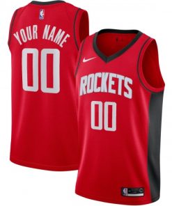Houston Rockets Nike Custom Swingman Jersey  - Red