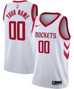 Houston Rockets Nike Swingman Custom Jersey - Association Edition - White