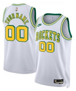 Houston Rockets Nike Unisex Custom Swingman Jersey - Classic Edition - White