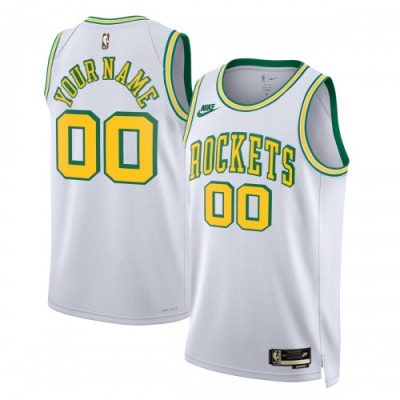 Houston Rockets Nike Unisex Custom Swingman Jersey - Classic Edition - White