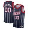 Houston Rockets Nike Unisex Swingman Custom Jersey - Hardwood Classics - Navy