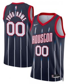 Houston Rockets Nike Unisex Swingman Custom Jersey - Hardwood Classics - Navy