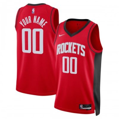 Houston Rockets Nike Unisex Swingman Custom Jersey Red