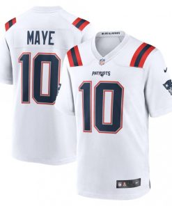 Drake Maye New England Patriots Nike Vapor F.U.S.E. Limited Jersey - White