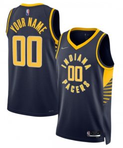Indiana Pacers Nike Diamond Swingman Custom Jersey  - Navy