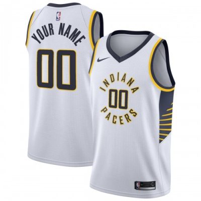 Indiana Pacers Nike Swingman Custom Jersey - Association Edition - White