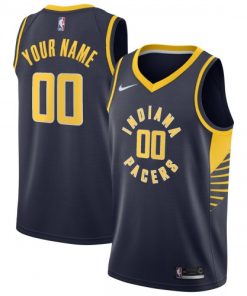Indiana Pacers Nike Swingman Custom Jersey Navy