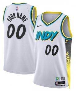 Indiana Pacers Nike Unisex Custom Swingman Jersey - Hardwood Classics - White