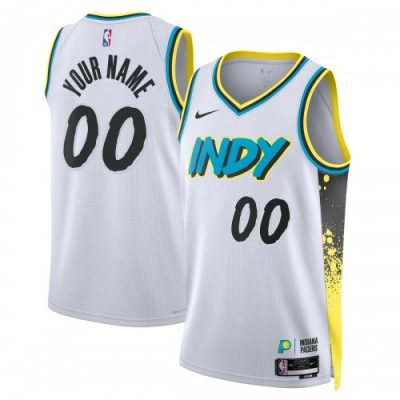 Indiana Pacers Nike Unisex Custom Swingman Jersey - Hardwood Classics - White