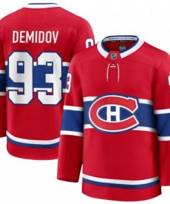 Ivan Demidov Montreal Canadiens Home Premium Jersey - Red
