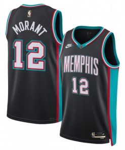 Ja Morant Memphis Grizzlies Nike Black Classic Edition Swingman Jersey