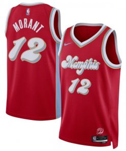 Ja Morant Memphis Grizzlies Nike Unisex Swingman Player Jersey - Hardwood Classics - Red
