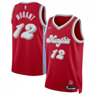 Ja Morant Memphis Grizzlies Nike Unisex Swingman Player Jersey - Hardwood Classics - Red