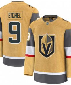 Jack Eichel Men's Vegas Golden Knights Gold Home Premium Jersey