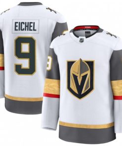 Jack Eichel Men's Vegas Golden Knights White Away Premium Jersey