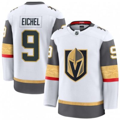 Jack Eichel Men's Vegas Golden Knights White Away Premium Jersey