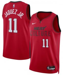 Jaime Jaquez Jr. Miami Heat Nike Unisex Swingman Player Jersey - Hardwood Classics - Red