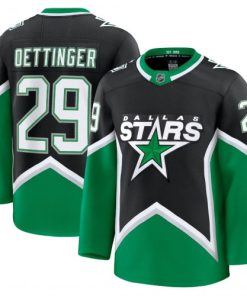 Jake Oettinger Dallas Stars Alternate Premium Player Jersey - Black