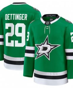 Jake Oettinger Dallas Stars Home Premium Player Jersey - Kelly Green