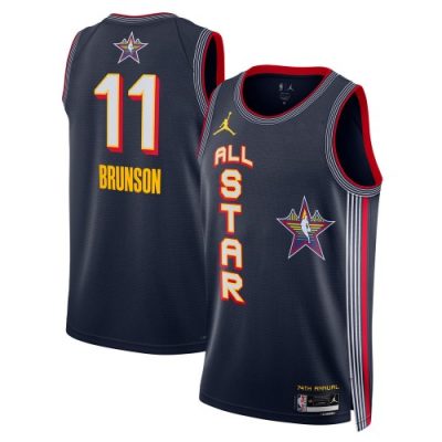 Jalen Brunson Jordan Brand Unisex Navy 2025 NBA All-Star Game Swingman Player Jersey
