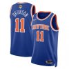 Jalen Brunson New York Knicks Nike Blue 2026 NBA Finals Patch Swingman Jersey