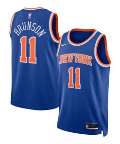 Jalen Brunson New York Knicks Nike Unisex Swingman Jersey  - Blue