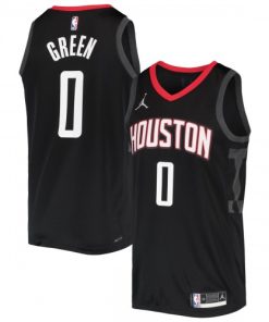 Jalen Green Houston Rockets Jordan Brand Swingman Jersey - Statement Edition - Black