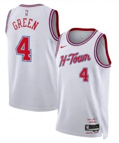 Jalen Green Houston Rockets Nike 2025/26 Hardwood Classics Swingman Jersey