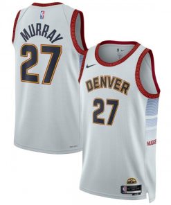 Jamal Murray Denver Nuggets Nike Unisex Swingman Jersey - Hardwood Classics - Silver