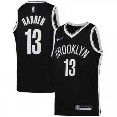 James Harden Brooklyn Nets Nike Youth Diamond Swingman Jersey - Black