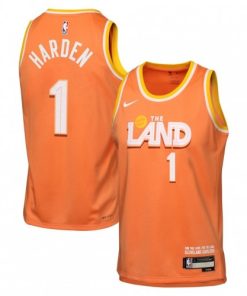 James Harden Cleveland Cavaliers Nike 2025/26 Orange Swingman Jersey - Hardwood Classics