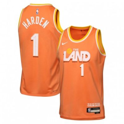 James Harden Cleveland Cavaliers Nike 2025/26 Orange Swingman Jersey