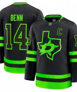 Jamie Benn Dallas Stars Alternate Premium Player Jersey - Black