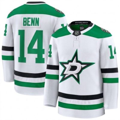 Jamie Benn Dallas Stars Away Premium Player Jersey - White
