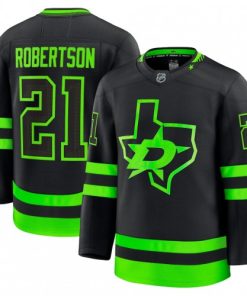 Jason Robertson Dallas Stars Alternate Premium Player Jersey - Black