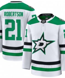 Jason Robertson Dallas Stars Away Premium Player Jersey - White