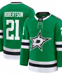 Jason Robertson Dallas Stars Home Premium Player Jersey - Kelly Green