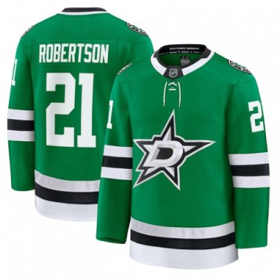 Jason Robertson Dallas Stars Home Premium Player Jersey - Kelly Green