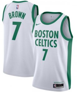 Jaylen Brown Boston Celtics Nike Swingman Player Jersey White - Hardwood Classics