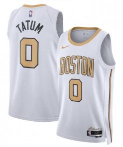 Jayson Tatum Boston Celtics Nike Unisex 2025/26 White Swingman Jersey - Hardwood Classics