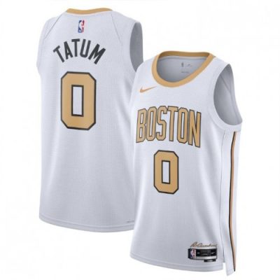 Jayson Tatum Boston Celtics Nike Unisex 2025/26 White Swingman Jersey - Hardwood Classics
